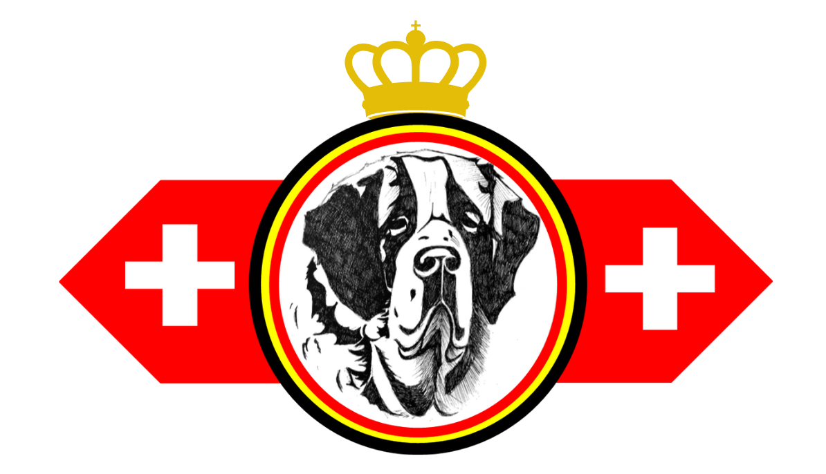 Logo van de Belgische Sint-Bernard Club